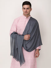 Load image into Gallery viewer, Grey color unisex winter stole