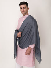 Load image into Gallery viewer, Grey color unisex winter stole