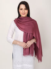 Load image into Gallery viewer, Purple color unisex winter stole