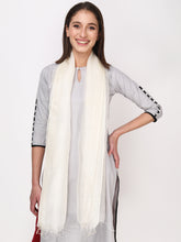 Load image into Gallery viewer, Tussar and FIlature silk stole