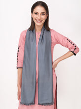 Load image into Gallery viewer, Grey color unisex winter stole