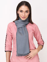 Load image into Gallery viewer, Grey color unisex winter stole