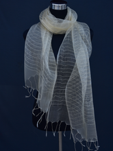 Load image into Gallery viewer, Natural silk stole