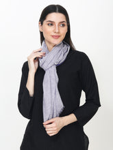 Load image into Gallery viewer, Blue and white stripe design cotton stole
