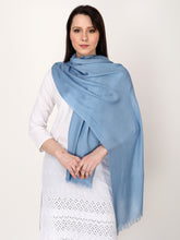 Load image into Gallery viewer, Blue color unisex winter stole
