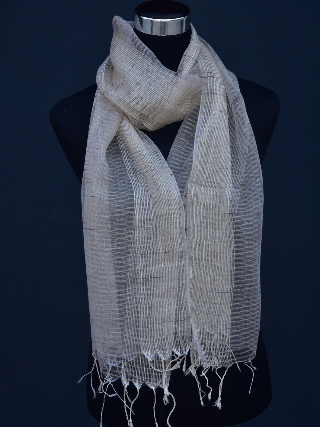 Natural silk stole