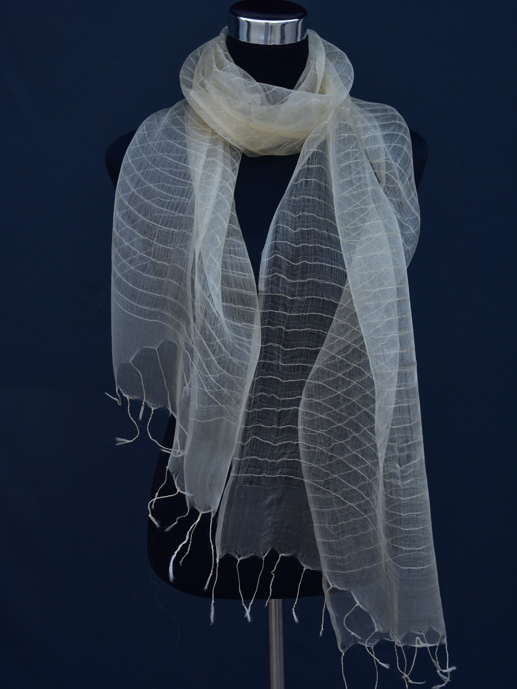 Natural silk stole