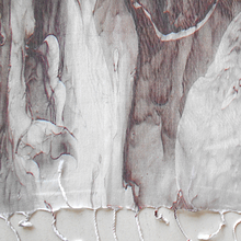 Load image into Gallery viewer, Brown Abstract Digital Print Silk and Cotton stole
